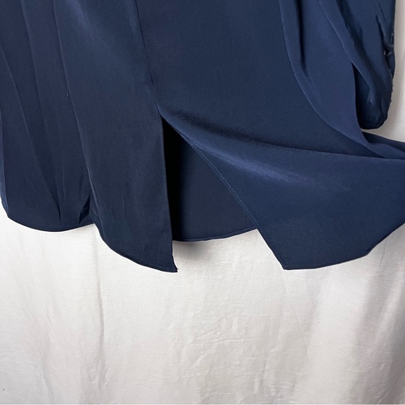 Market & Spruce | New Navy Blue Hersten Embroidery Eyelet Top, Medium - Picture 6 of 9